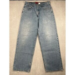Vintage Levis SilverTab Loose Wide Leg Jeans Mens 34x32 Light Wash Made in USA
